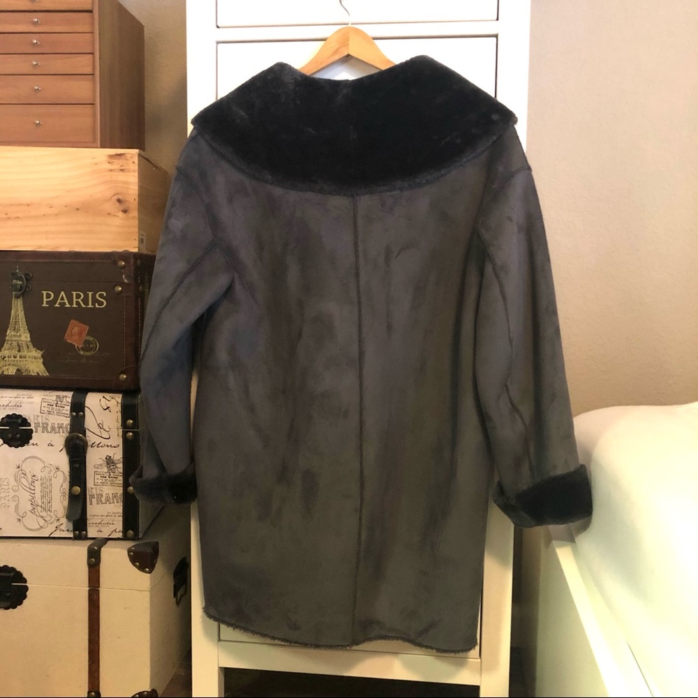 Faux Shearling Coat - image 5